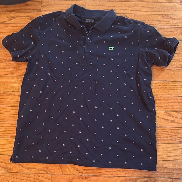 Scotch & Soda Graphic Polo Shirt Mens - Picture 1 of 4